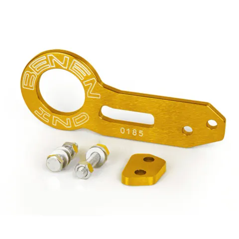 Tow Hook traseiro em alumínio Benen (amarelo)