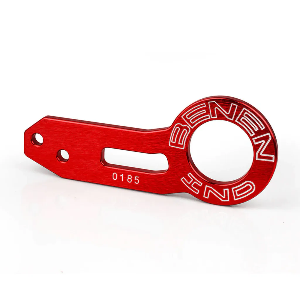 Tow Hook traseiro em alumínio Benen (vermelho) — foto 2