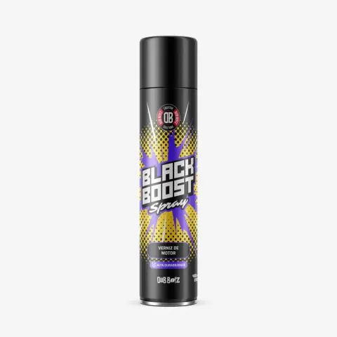 Verniz de Motor Aerosol Black Boost Dub Boyz (400ml)