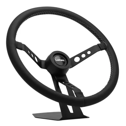 Volante Lotse Big Block S ALL BLACK em couro
