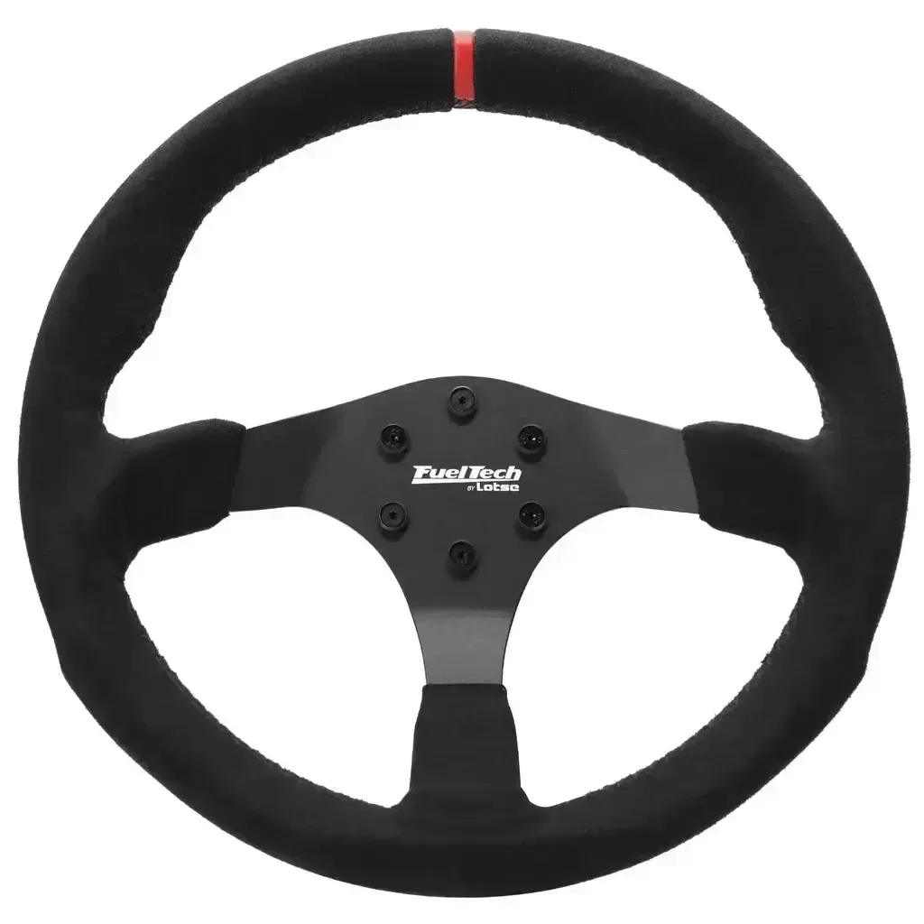 Volante Lotse FT Street R Fuel Tech revestido em camurça Griptech (tarja vermelha) — foto 2