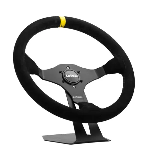 Volante Lotse Ring revestido em camurça (tarja amarela)