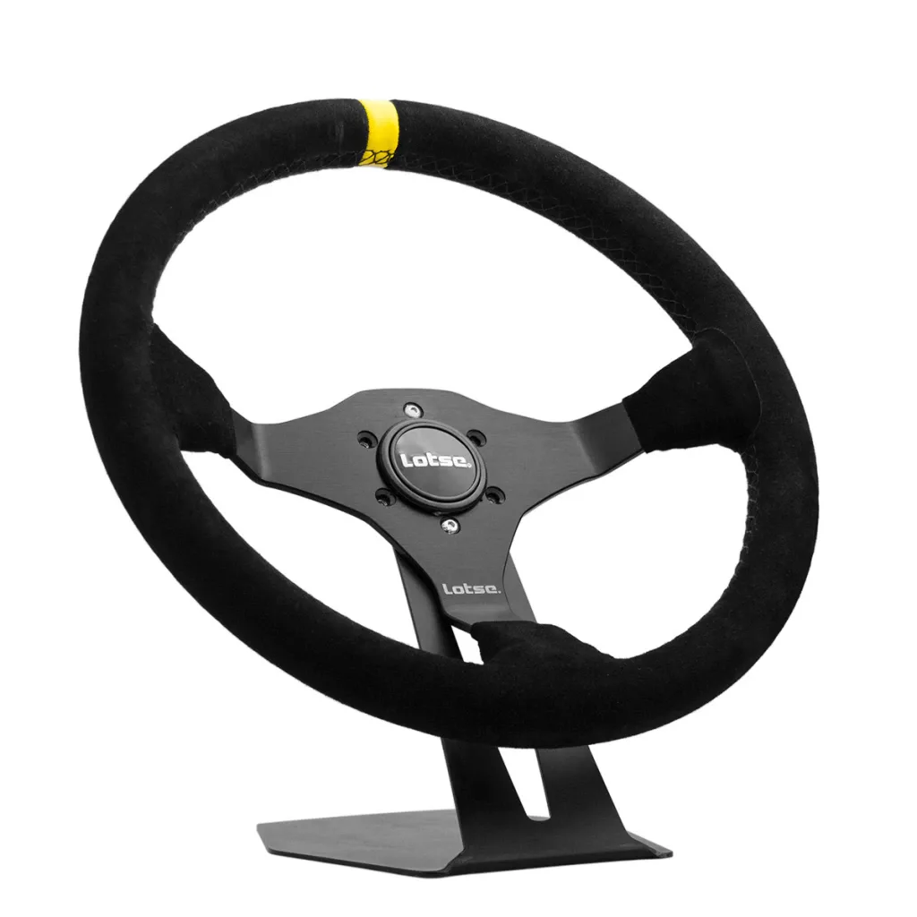 Volante Lotse Ring revestido em camurça (tarja amarela)