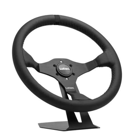Volante Lotse Ring revestido em couro (tarja preta)