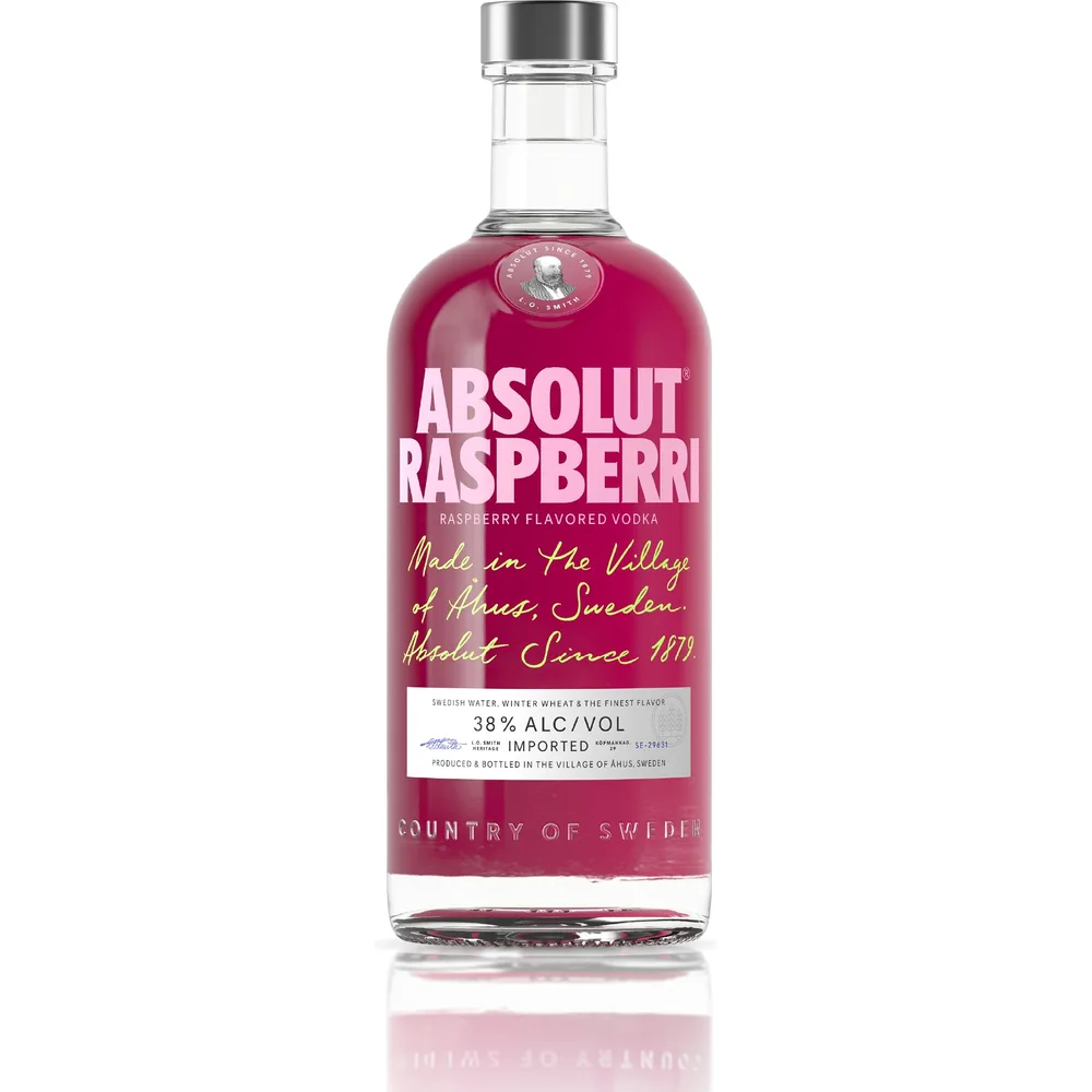 Absolut Vodka Raspeberri, 750ml