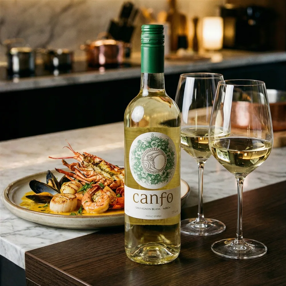 Branco Bodegas Campos Reales Canfo Sauvignon Blanc-Airén — foto 6