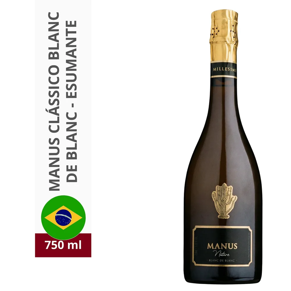 Espumante Manus Clássico Blanc de Blanc - 750 ml — foto 5
