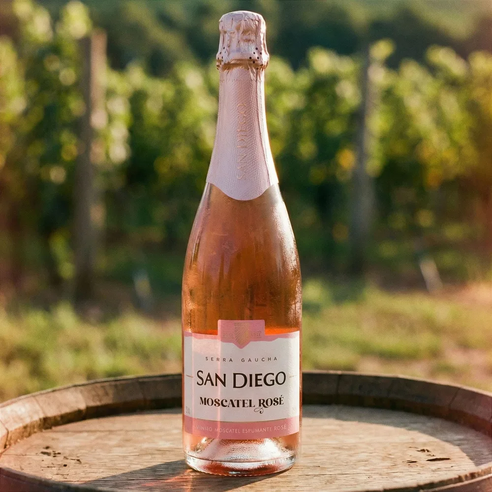 Espumante Moscatel Rosé San Diego 750ml - Castellamare — foto 4