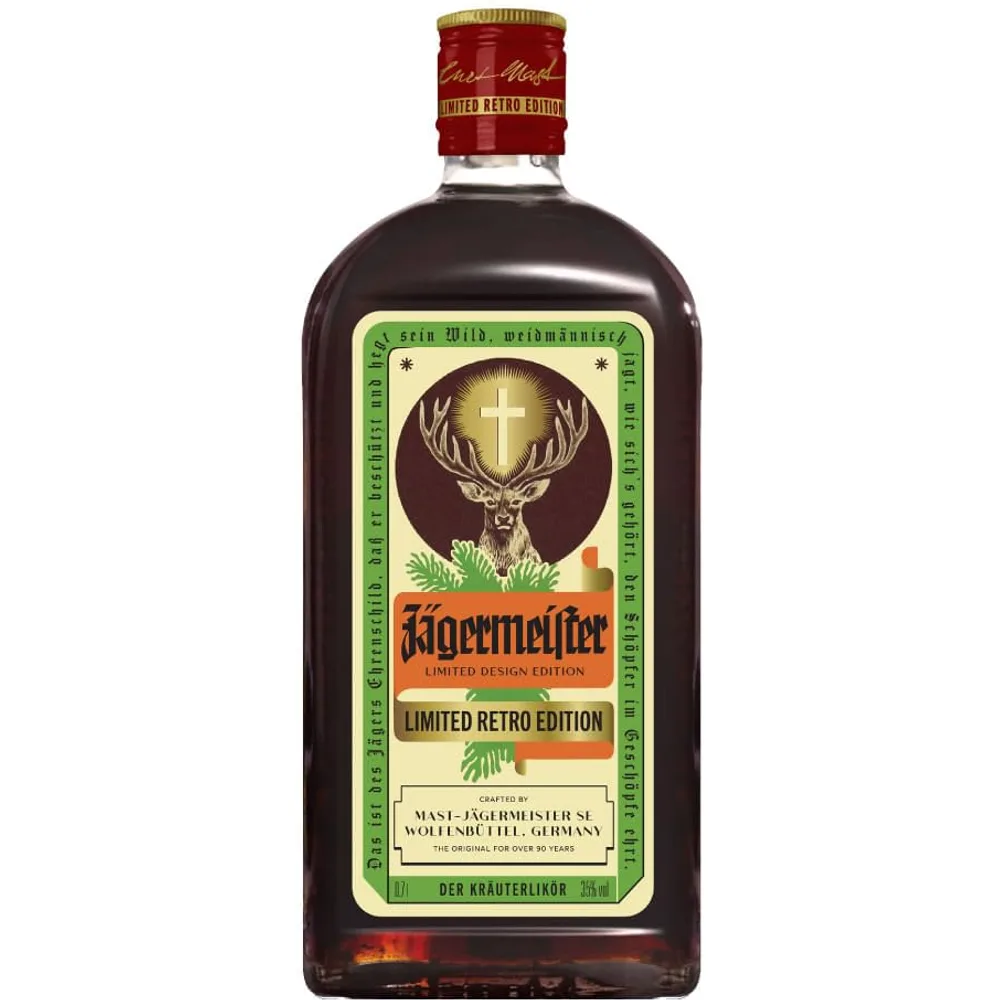 Jägermeister Licor Jägermeister Retrô 700ml - Edição Limitada
