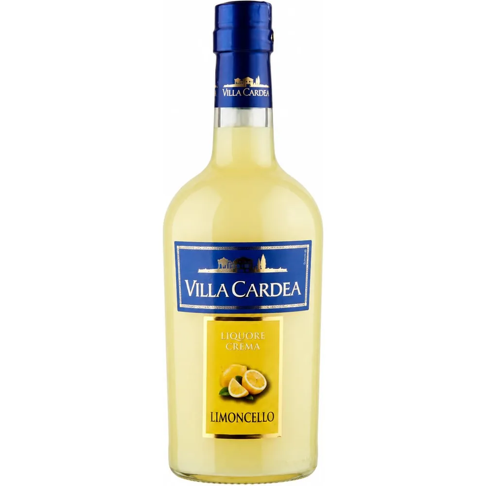 Licor Creme de Limoncello Villa Cardea Importado Itália 500 ml