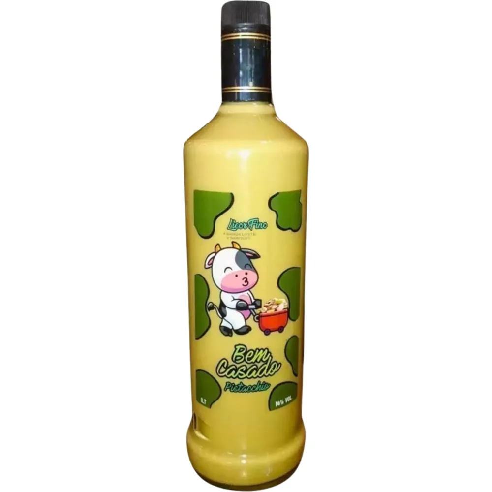 Licor Fino Bem Casado Pistache e Doce de Leite 1L