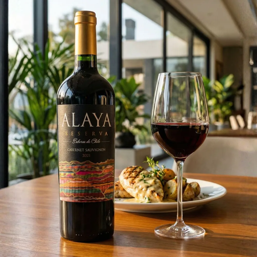 Vinho Tinto Alaya Reserva Cabernet Sauvignon 2022 750 ml — foto 4