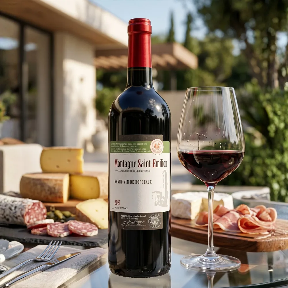 Tinto Merlot Montagne Saint-Émilion AOP Expert Club 750 ml — foto 4