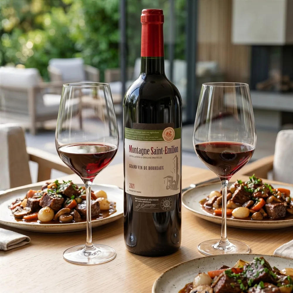 Tinto Merlot Montagne Saint-Émilion AOP Expert Club 750 ml — foto 7