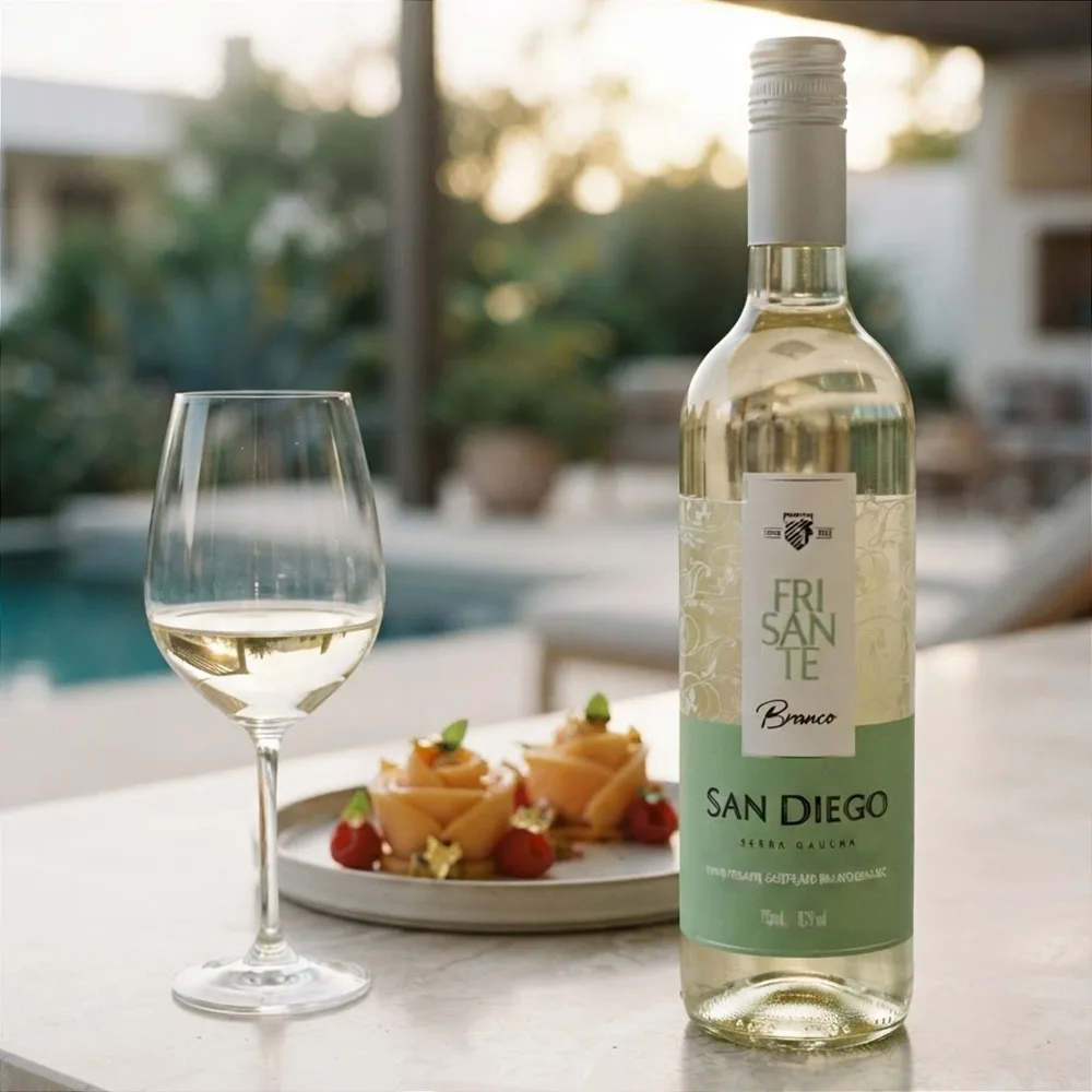 Vinho Frisante Branco Demi-Sec San Diego 750 ml — foto 6