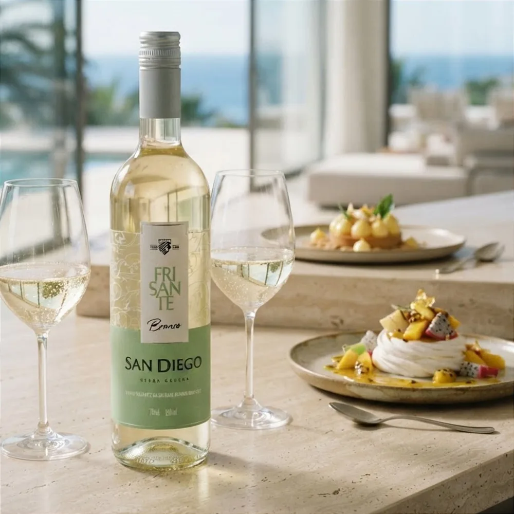 Vinho Frisante Branco Demi-Sec San Diego 750 ml — foto 7