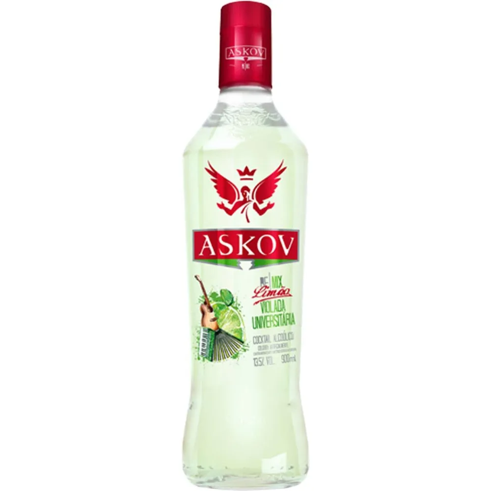 Vodka Askov Limao 900 Ml