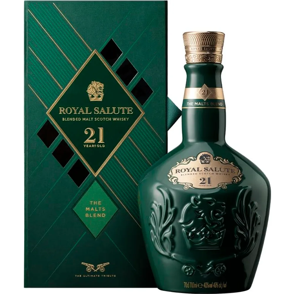 Whisky Escocês Blended 21 Anos Royal Salute The Malts Blend Garrafa 700ml