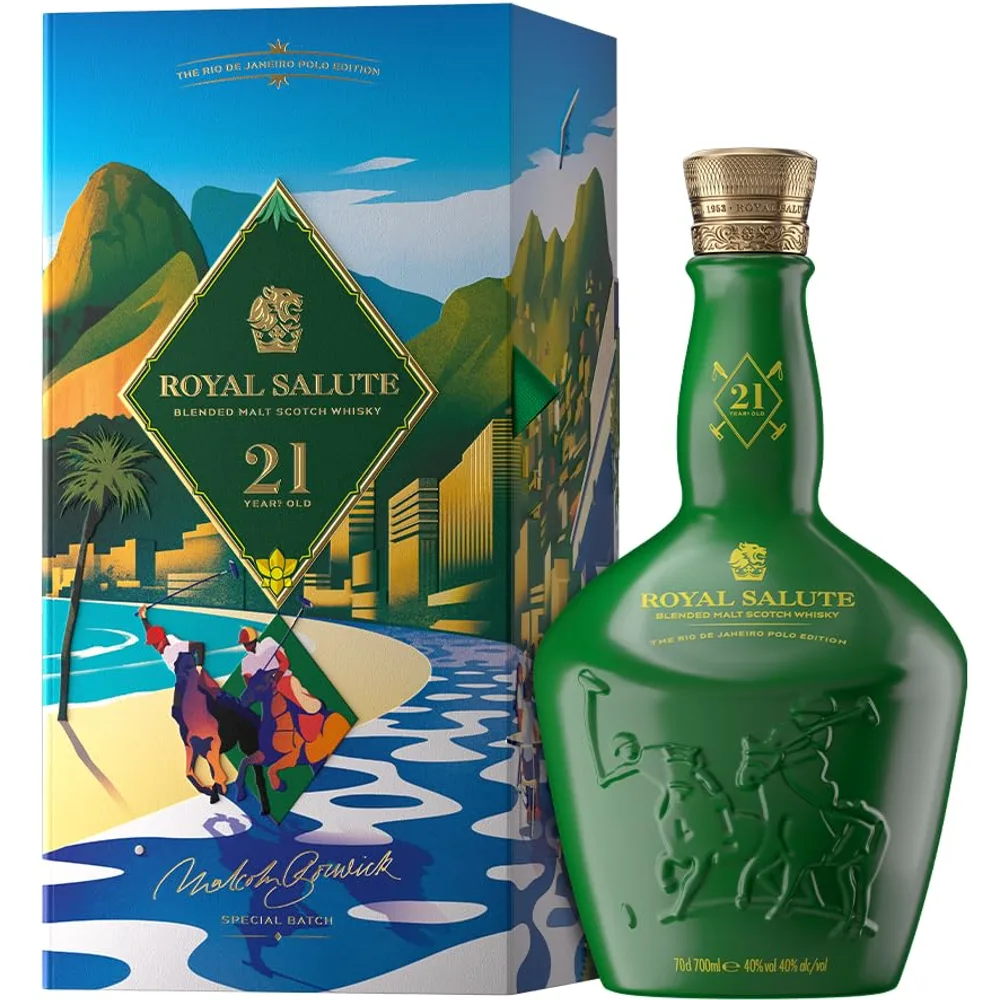 Whisky Escocês Royal Salute The Rio de Janeiro Polo Edition 700ml