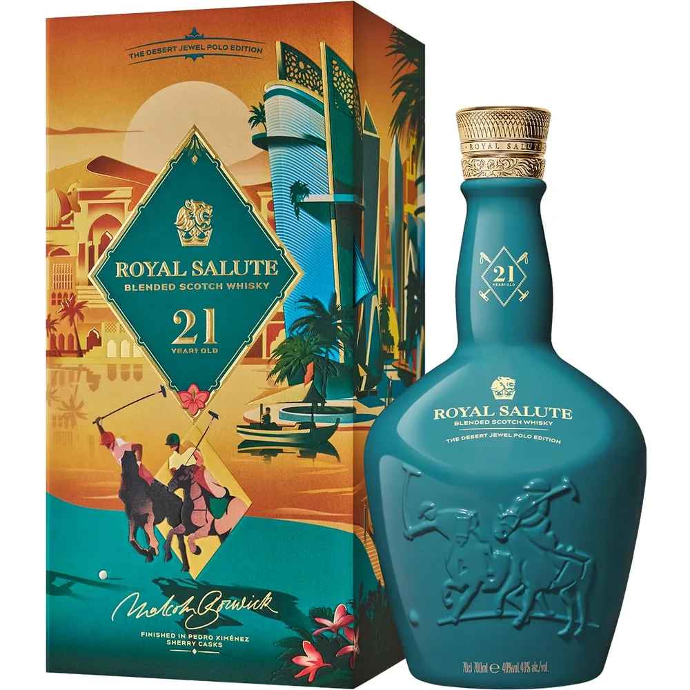 Whisky Royal Salute 21 Anos The Deser Jewel Polo Edition Escocês - 700ml