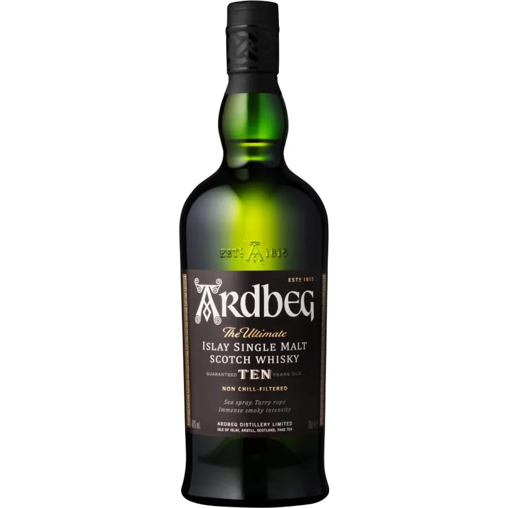 Whisky Single Malt Ardbeg 10 Anos, Glenmorangie, 750 ml