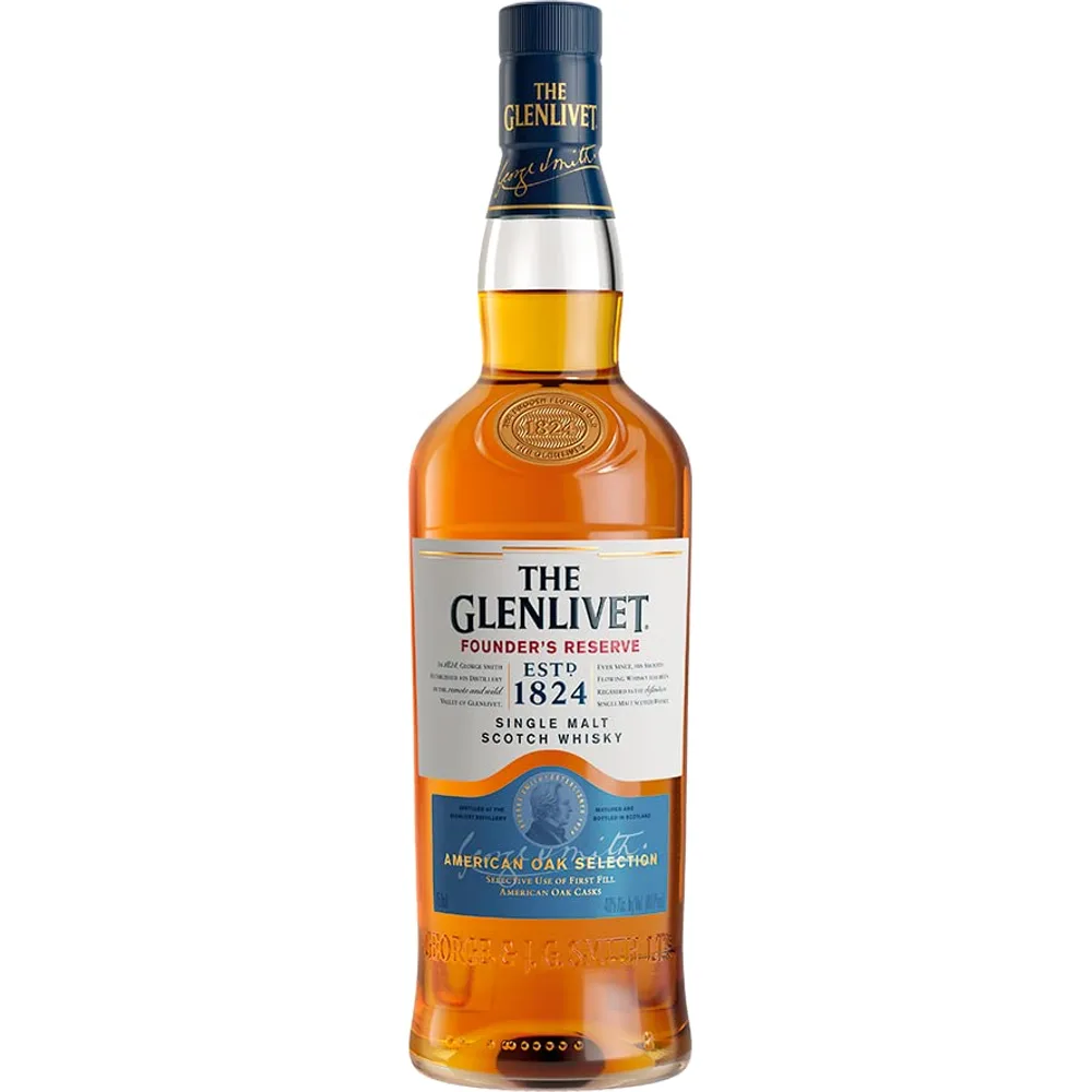 Whisky The Glenlivet Founder's Reserve Single Malt Escocês - 750 ml