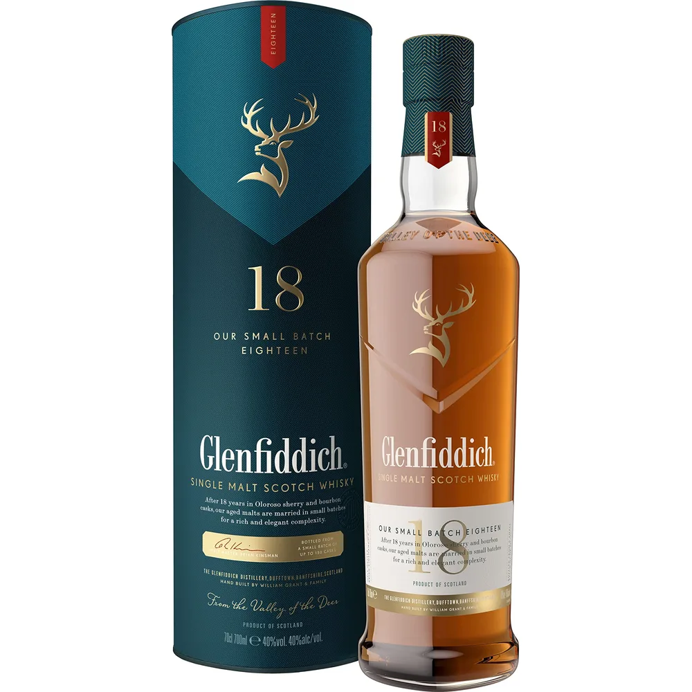 Whisky Uísque Glenfiddich, 18 Anos, 750ml