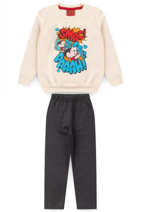 Conjunto Feminino Infantil Smac Sansão - Turma da Mônica