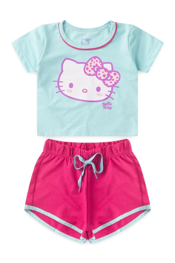 Conjunto Feminino Infantil Lacinho - Hello Kitty
