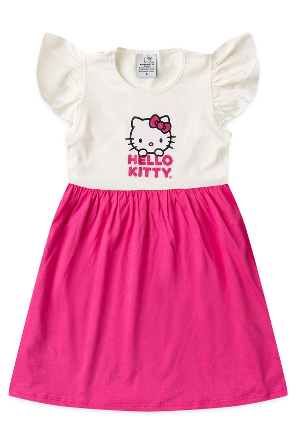 Vestido Feminino Infantil Delicadeza - Hello Kitty