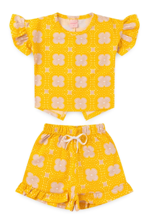 Conjunto Infantil Feminino Yellowish