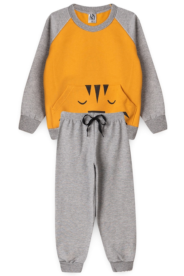 Conjunto Masculino Infantil Tiger Mostarda