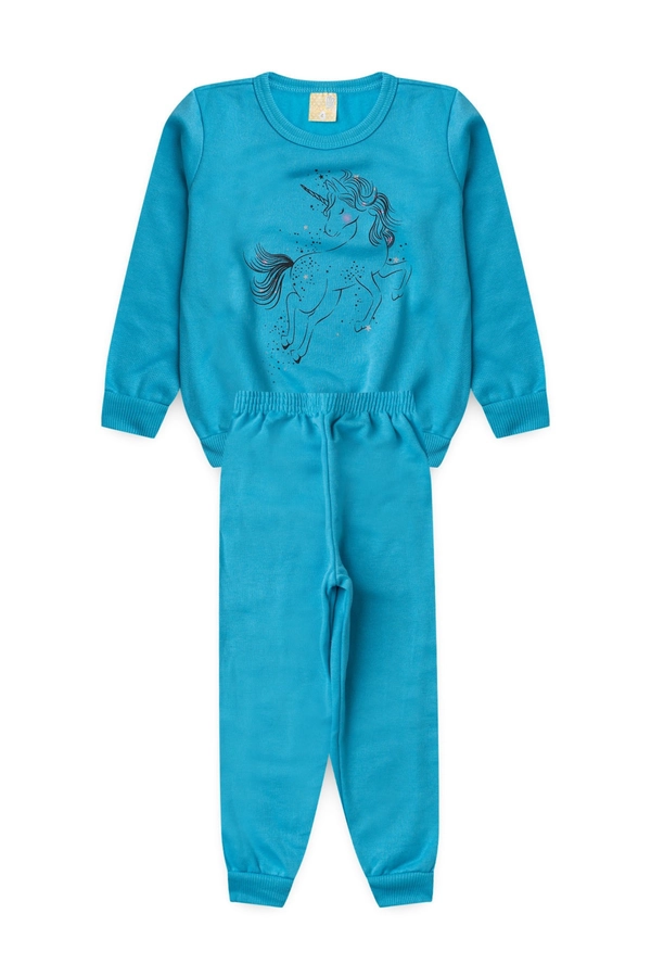 CONJUNTO FEMININO INFANTIL MAGIA DE UNICÓRNIO