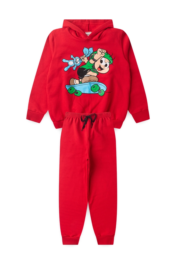 CONJUNTO MASCULINO INFANTIL CEBOLINHA SKATISTA - TURMA DA MÔNICA