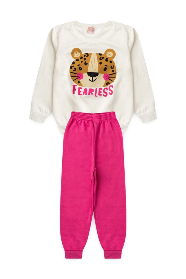 CONJUNTO FEMININO INFANTIL DESTEMIDA