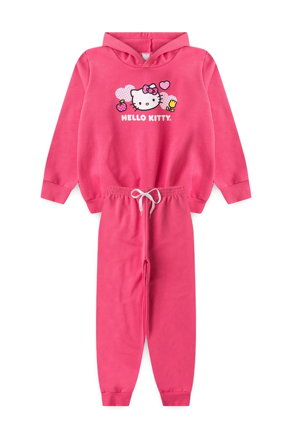 Conjunto Feminino Infantil Gatinha de Poá - Hello Kitty