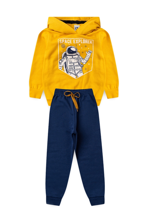 CONJUNTO INFANTIL MASCULINO EXPLORANDO O ESPAÇO