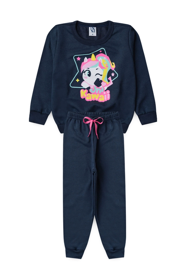 CONJUNTO FEMININO INFANTIL FOFURA DE UNICÓRNIO