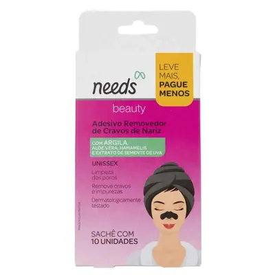 Adesivo Removedor de Cravos Needs Beauty 10 Unidades