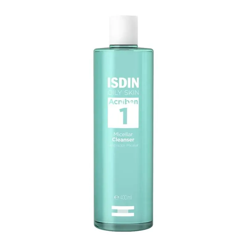 Água Micelar de Limpeza Isdin Oily Skin Acniben 1 Micellar Cleanser 400ml