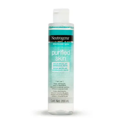 Água Micelar Neutrogena Purified Skin 7 em 1 Demaquilante 200ml