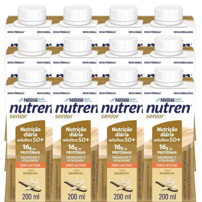 Complemento Alimentar Nutren Senior Baunilha 200Ml 12 Unidades