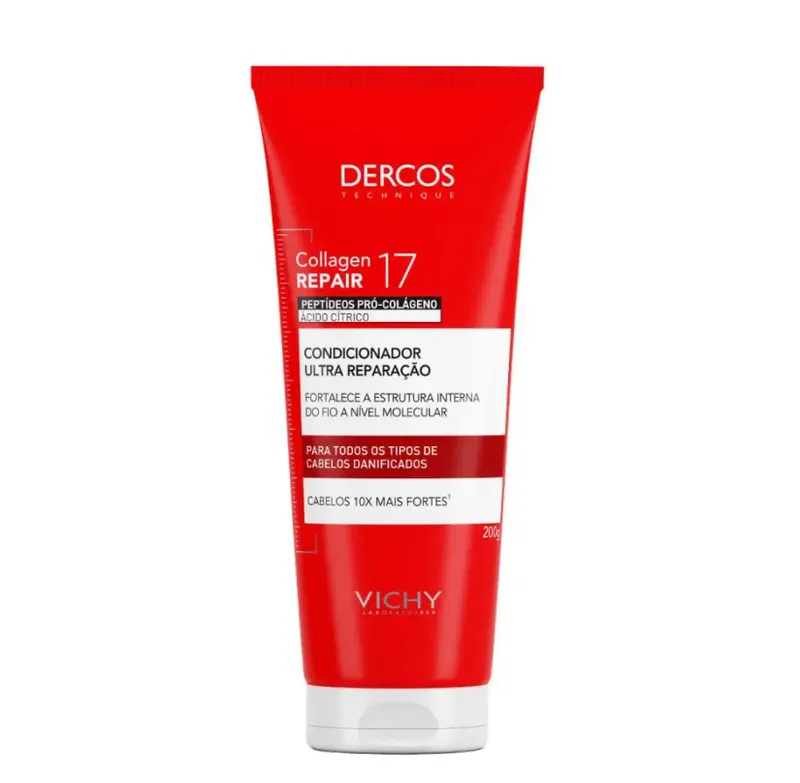 Condicionador Vichy Dercos Collagen Repair 17 com 200g