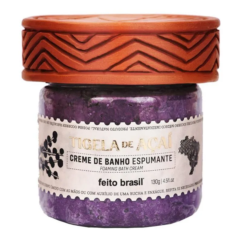 Creme de Banho Feito Brasil Tigela de Açaí