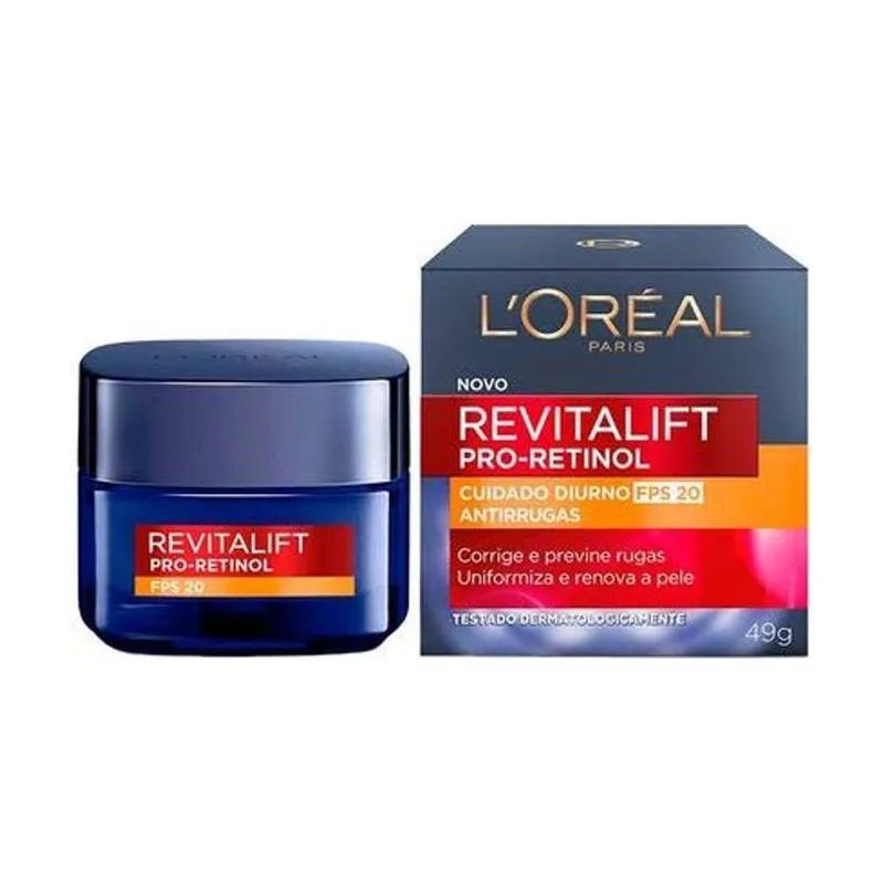 Creme Facial Antirrugas L'Oréal Paris Revitalift Retinol FPS20