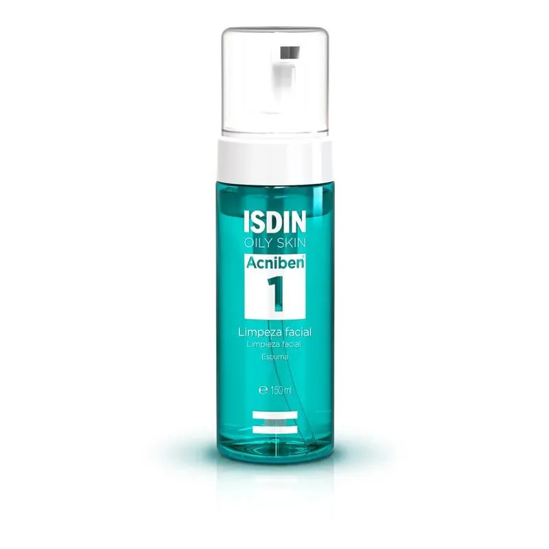 Espuma de Limpeza Facial Isdin Oily Skin Acniben 1 150ml