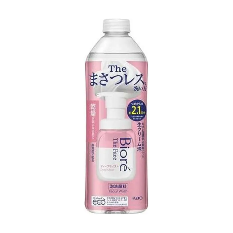 Espuma de Limpeza Facial Refil Bioré - The Face Deep Moisture
