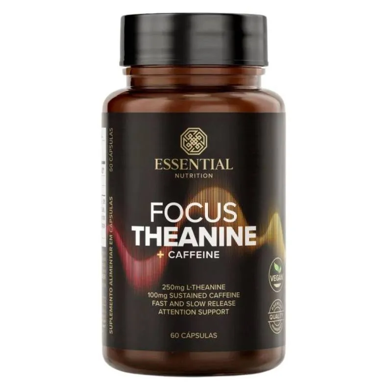 Focus Theanine + Caffeine 60 cápsulas Essential