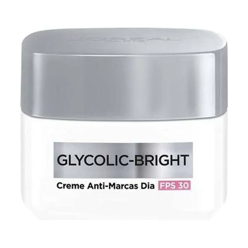 Gel Creme Facial Anti-Marcas L'Oréal Paris - Glycolic Bright Dia FPS30