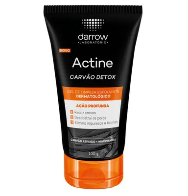 Gel de Limpeza Esfoliante Darrow Actine Carvão Detox 100g